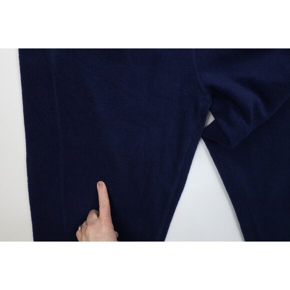 Vintage 90s Y2K Mens Medium Faded University of Michigan Wide Leg Fleece Pants - Picture 5 of 12